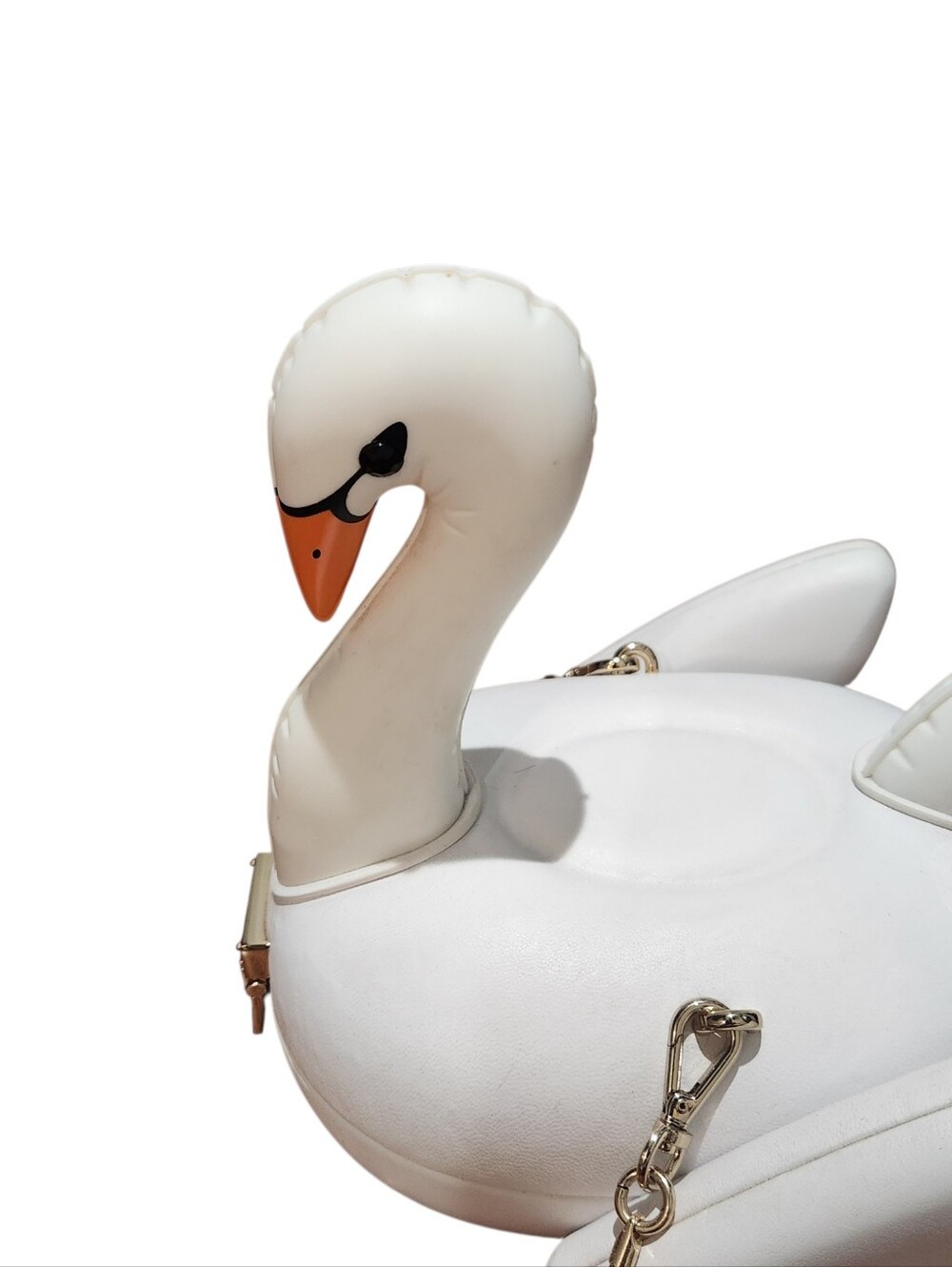 KATE SPADE Checking In 3D SWAN Pool Float Bag Rare Novelty Bag Collector - Picture 7 of 11